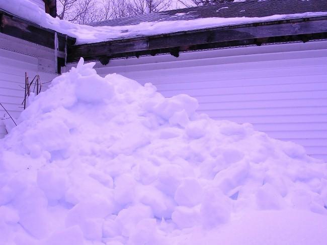 snow off house