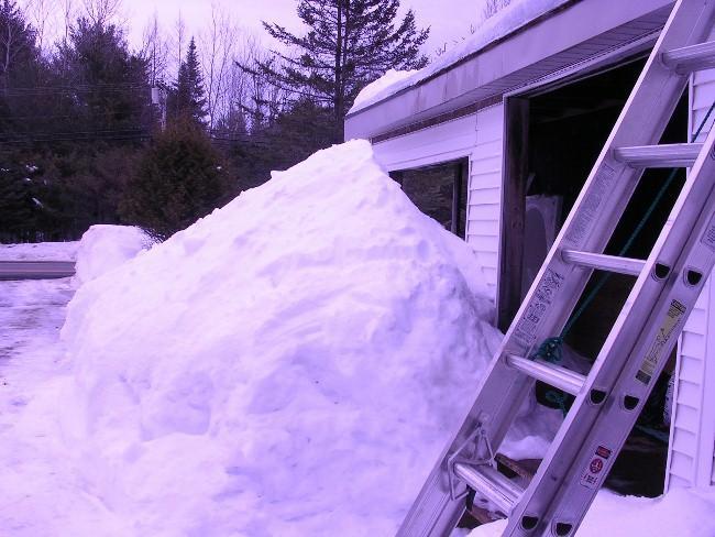 snow off house